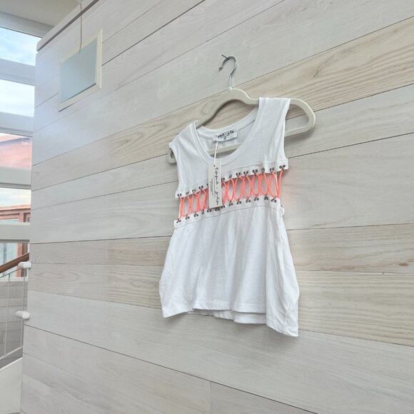 Emma and Sam LF Neon Bungee Crop Tank NWT - Picture 2 of 5